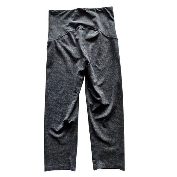 Spanx Women's Heather Gray High Rise Cropped Compression Leggings Size L - Picture 5 of 10